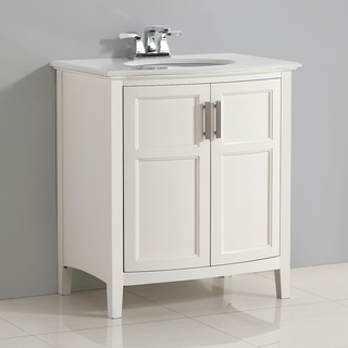 wyndenhall salem white 30 inch rounded front bath vanity with top bathroom vanities white0 vanities